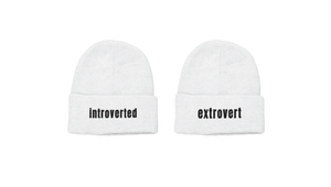 INTROVERTED/EXTROVERT BEANIE